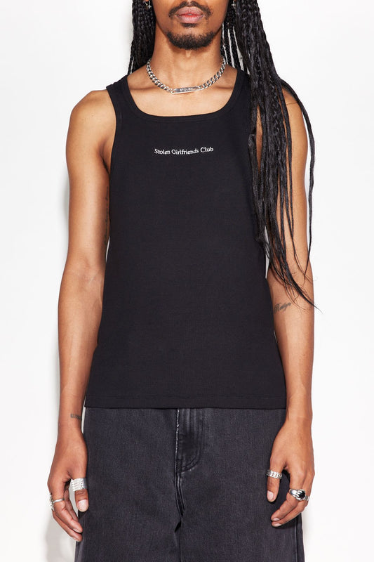 Serif Tank - Black