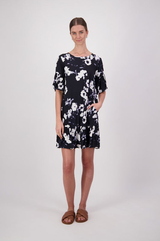 Jeannie Dress - White Floral