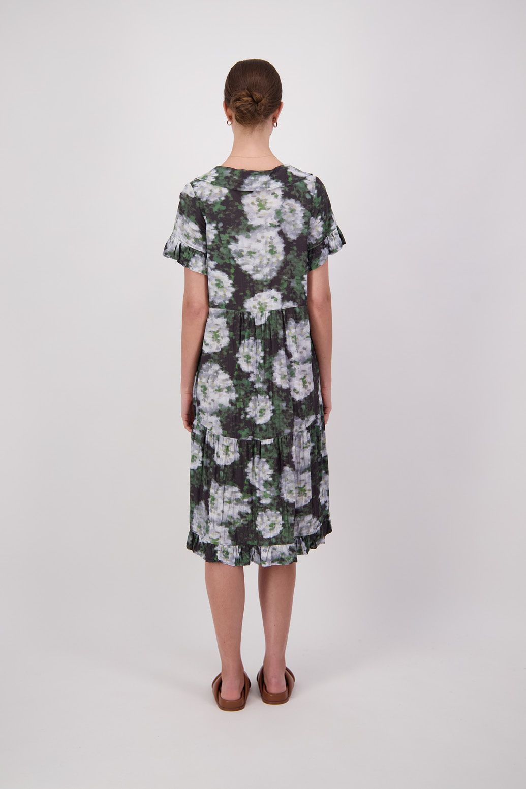 Josie Dress - Green Floral