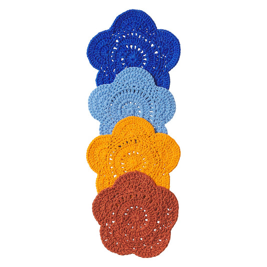 Crochet Coaster Set - Lapis