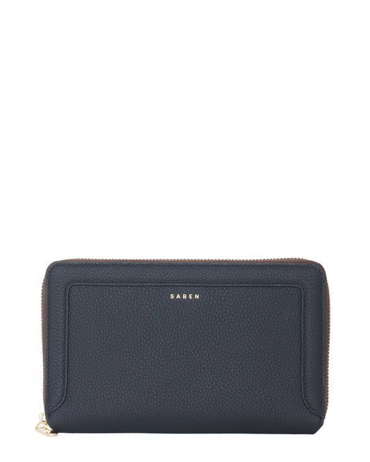 Lisbon Travel Wallet - Black