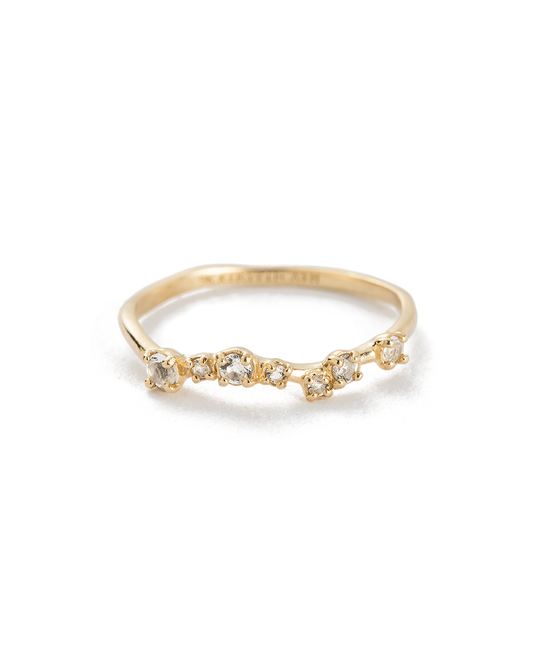 Shimmer Topaz Ring - Gold