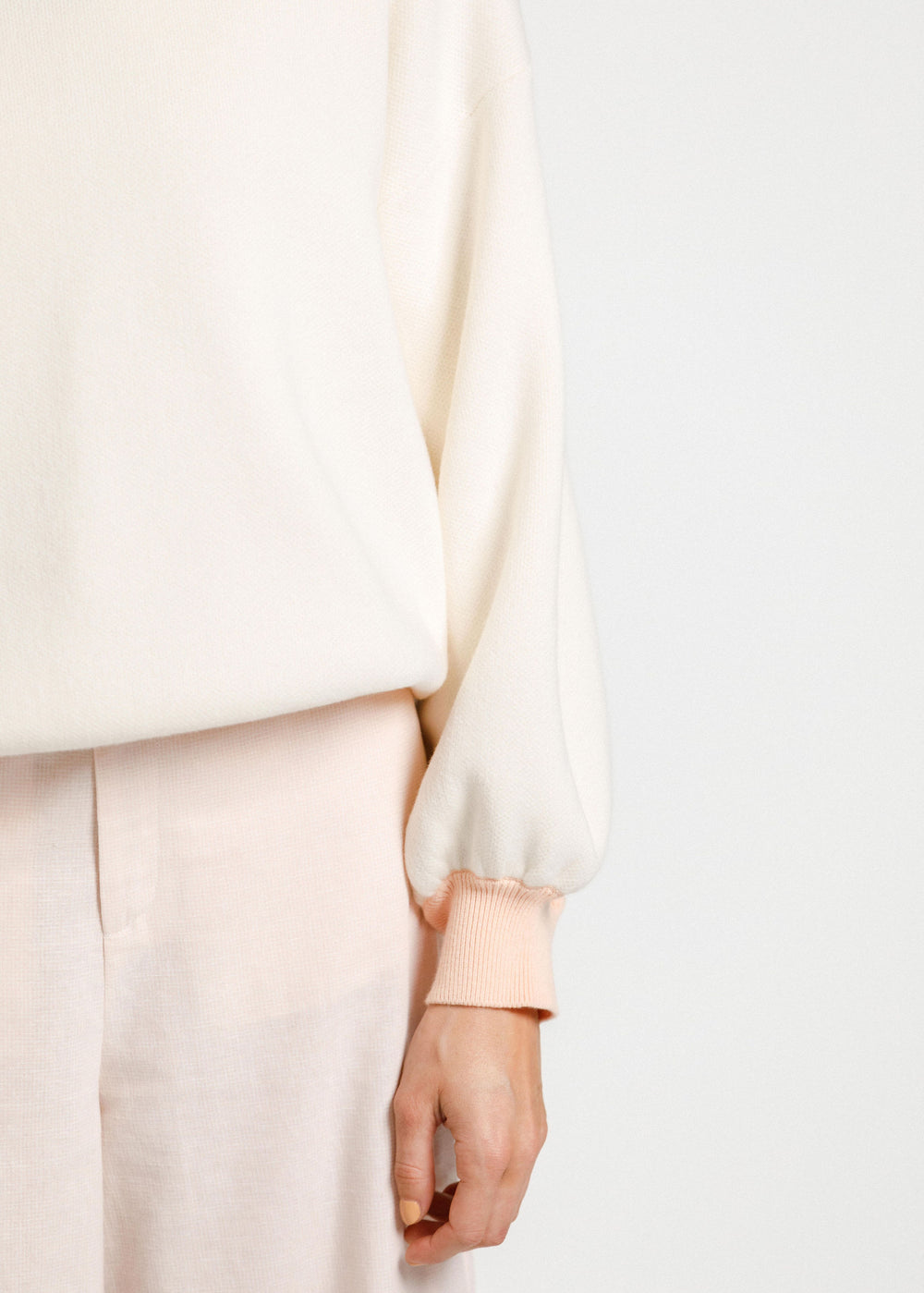 Cotton Cleo Jumper - Peachy Milk