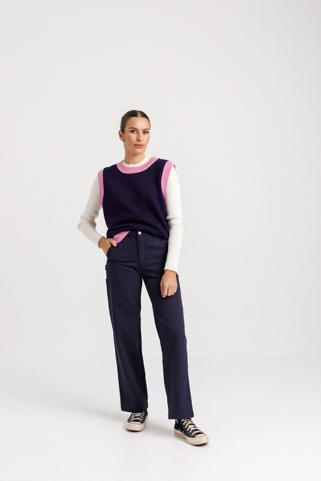 Spring Vest - Ballet Navy
