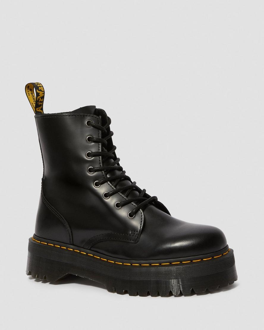 Jadon Boot - Black Polished Smooth