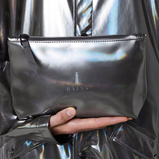 Cosmetic Bag - Holographic Steel