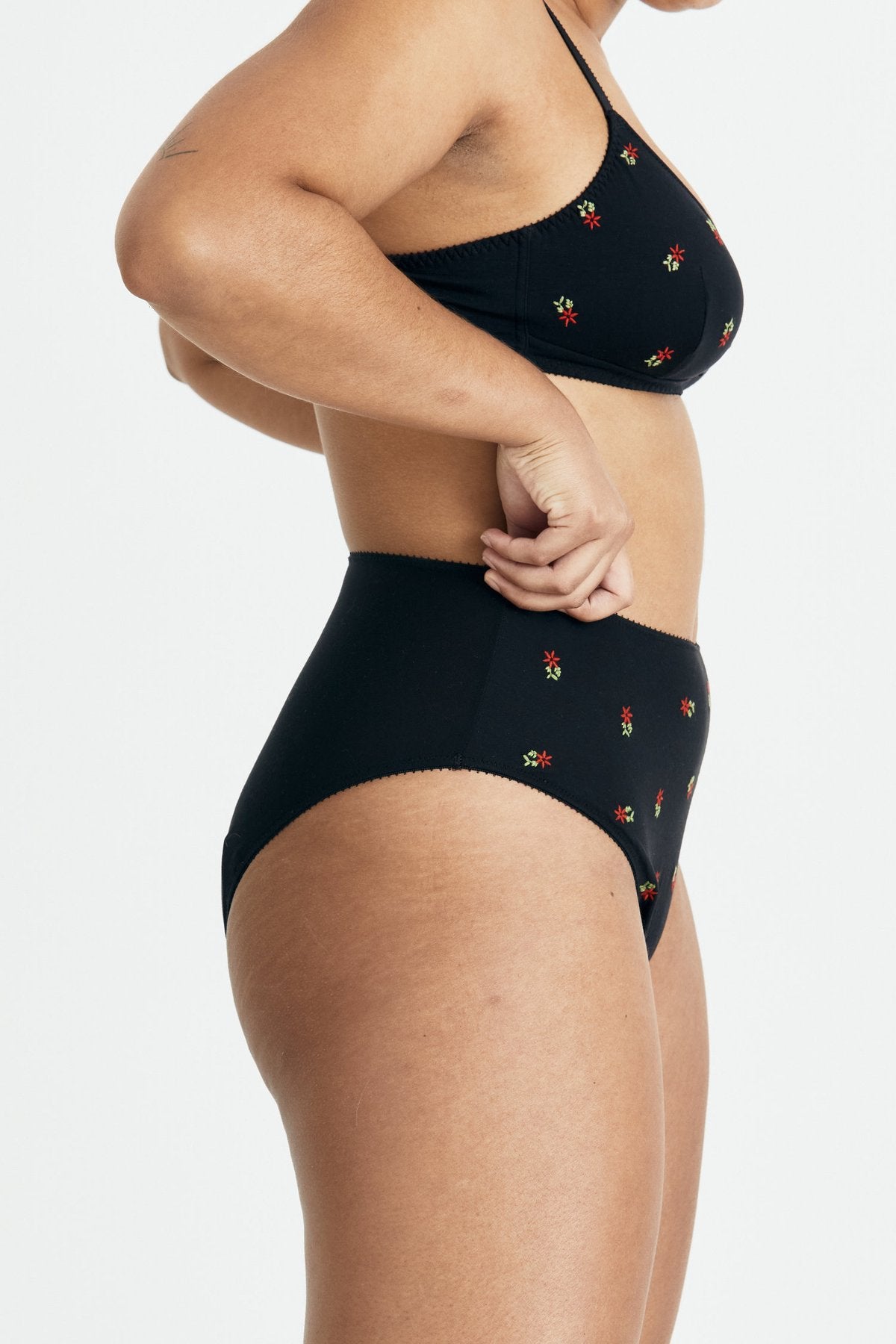 Whitney High Waist Bikini - Shield Blossom