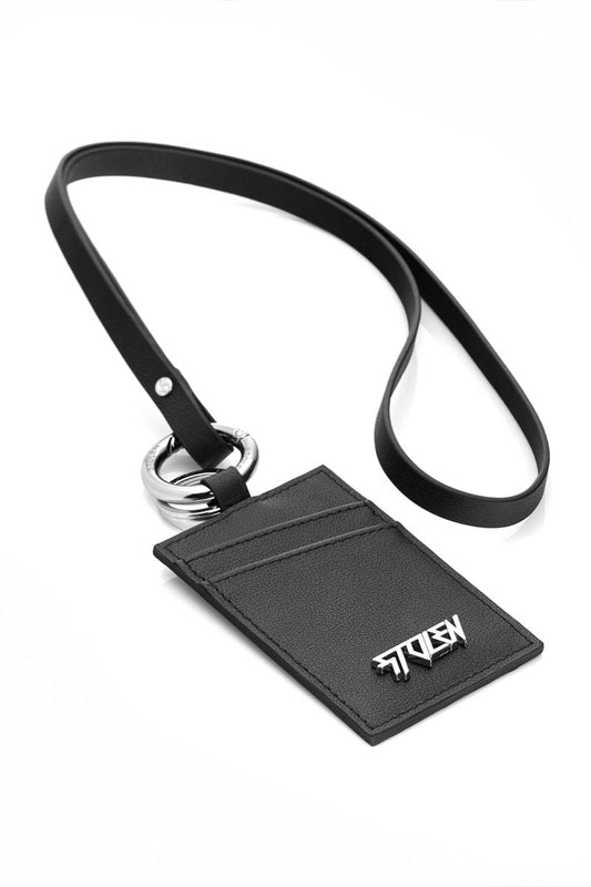 Card Holder Lanyard - Black