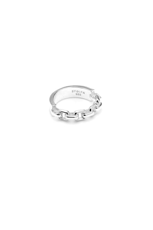 Chain Link Maxi Ring - Silver