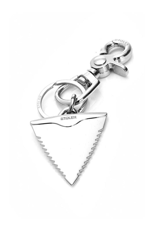 Lucky Tooth Key Ring - Silver