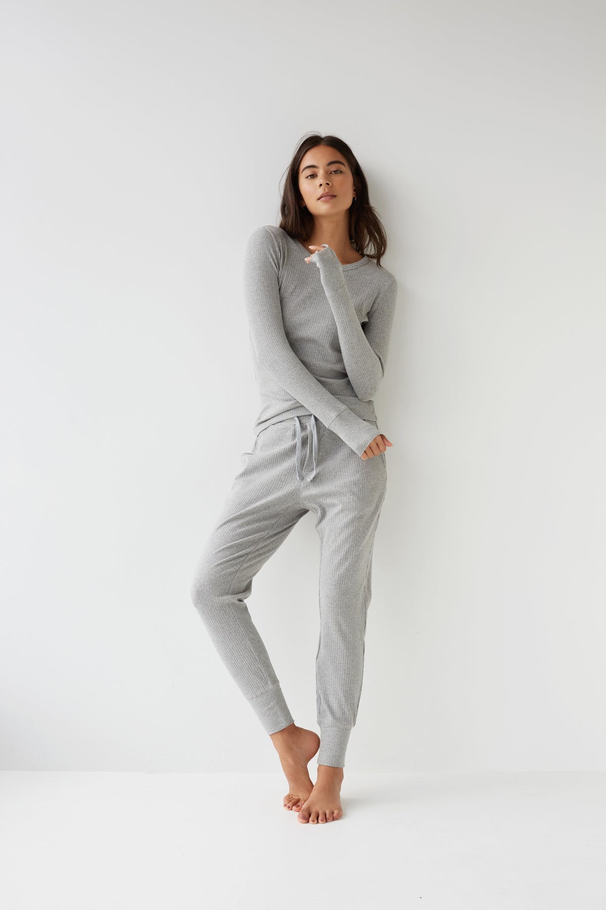 Slim Lounge Pant - Smoke Grey