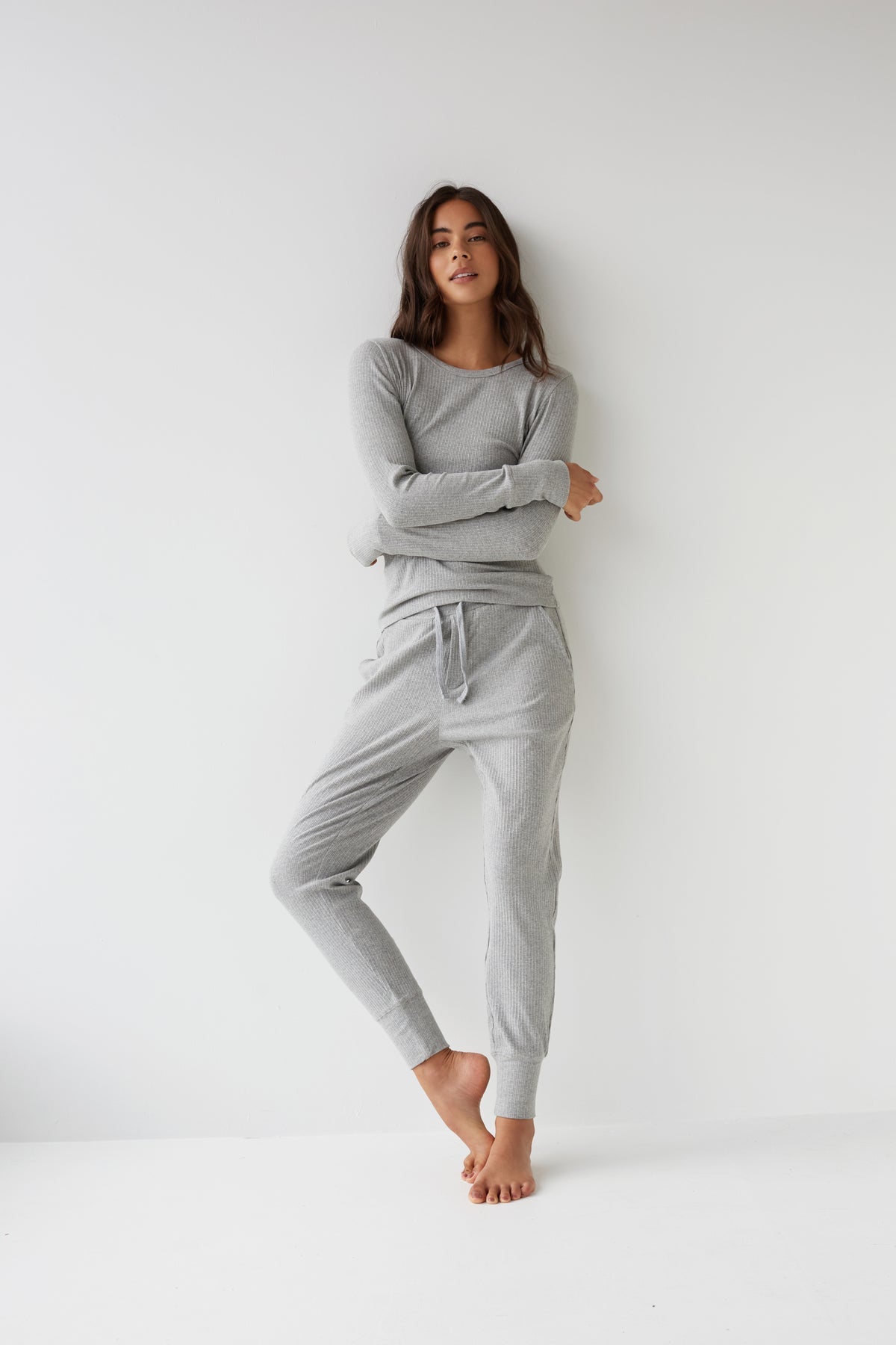 Slim Lounge Pant - Smoke Grey