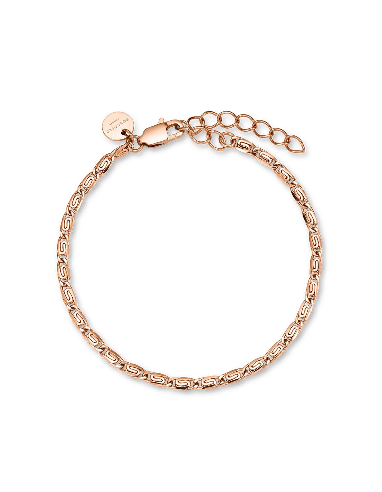 Vintage Chain Bracelet - Rose Gold - J435