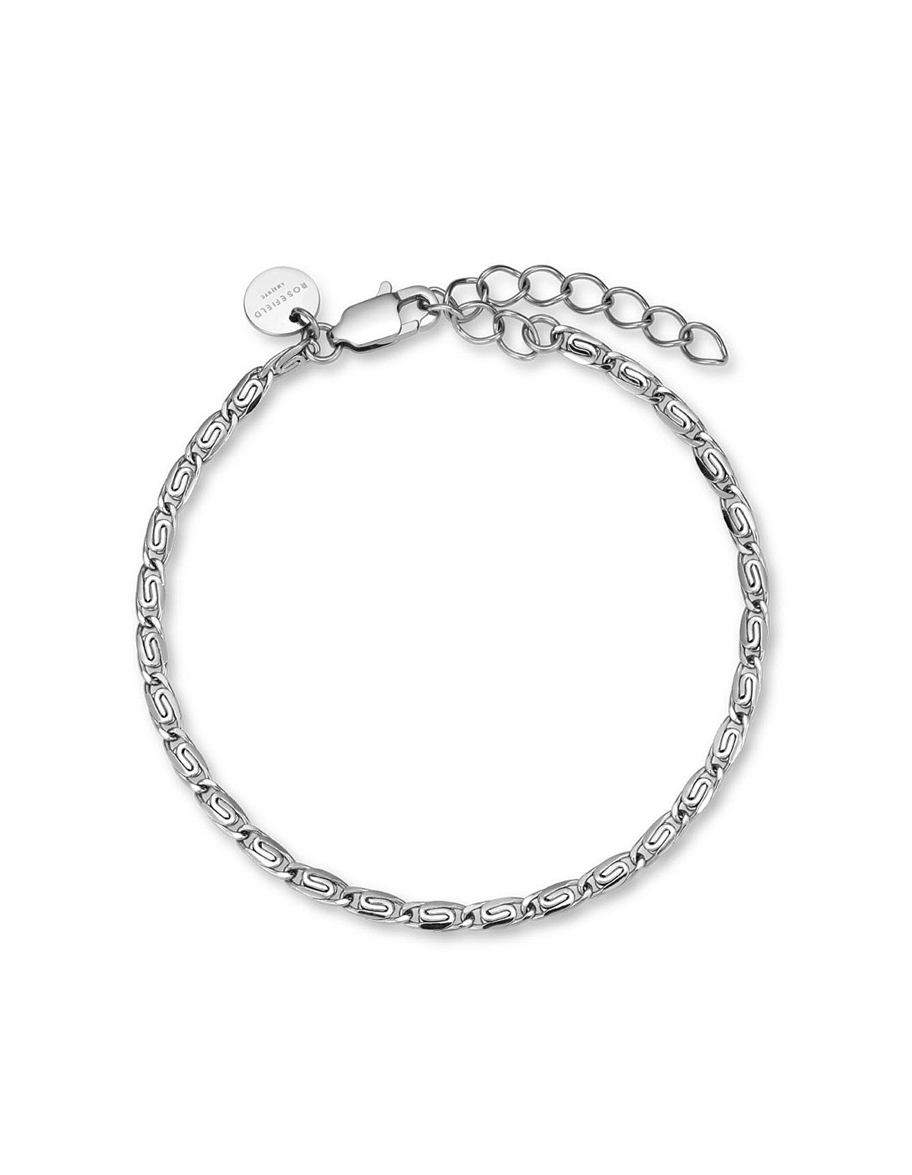 Vintage Chain Bracelet - Silver J436