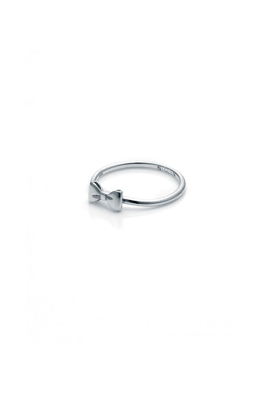Baby Bow Ring - Silver