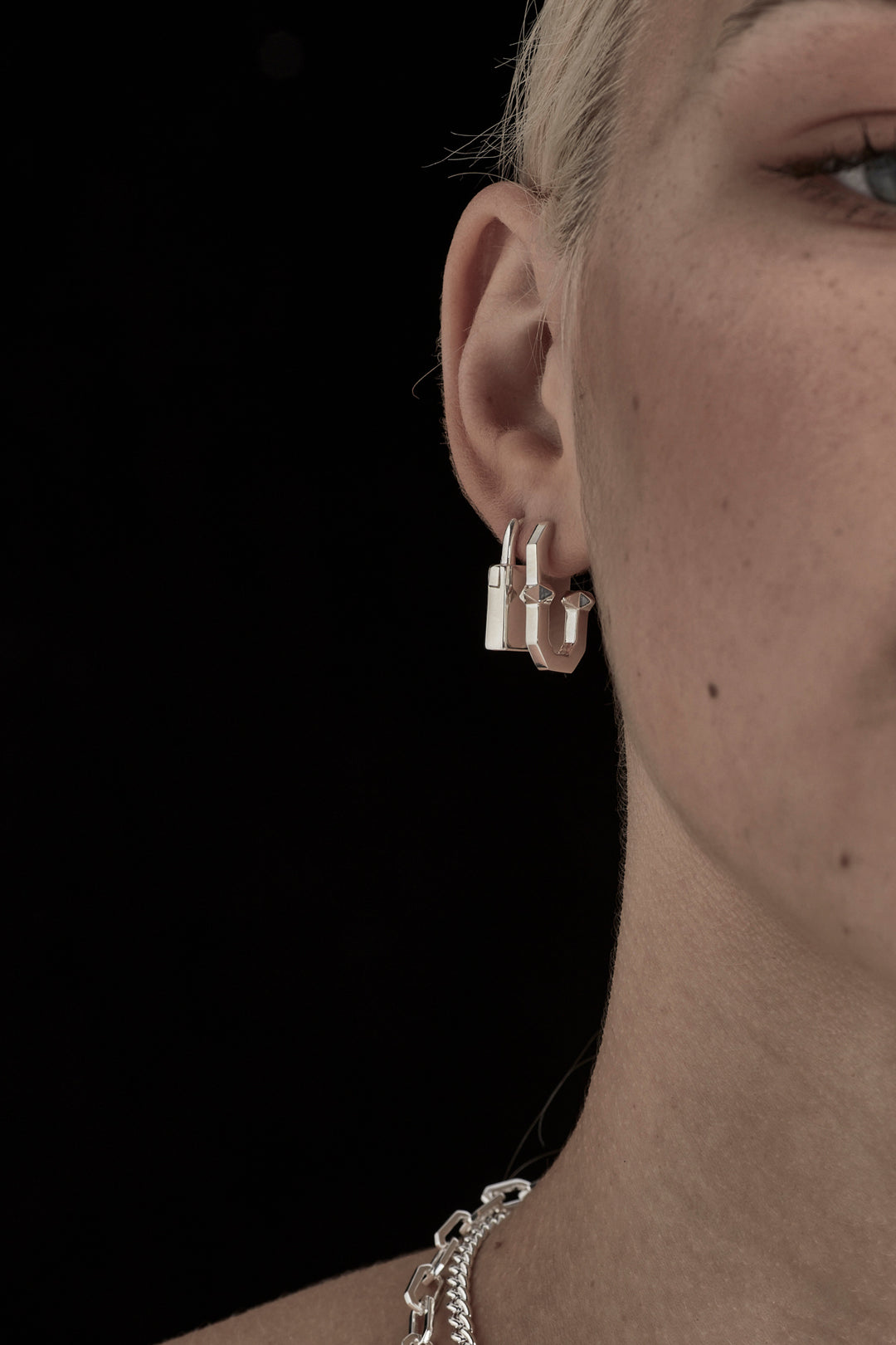 Helsing Maxi Earrings - Silver