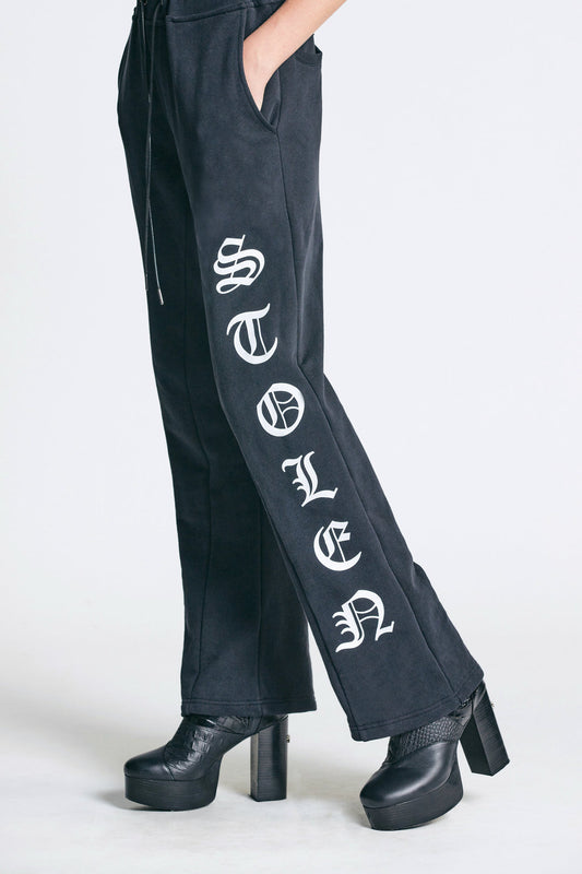 Galaxy Track Pant - Jet Black