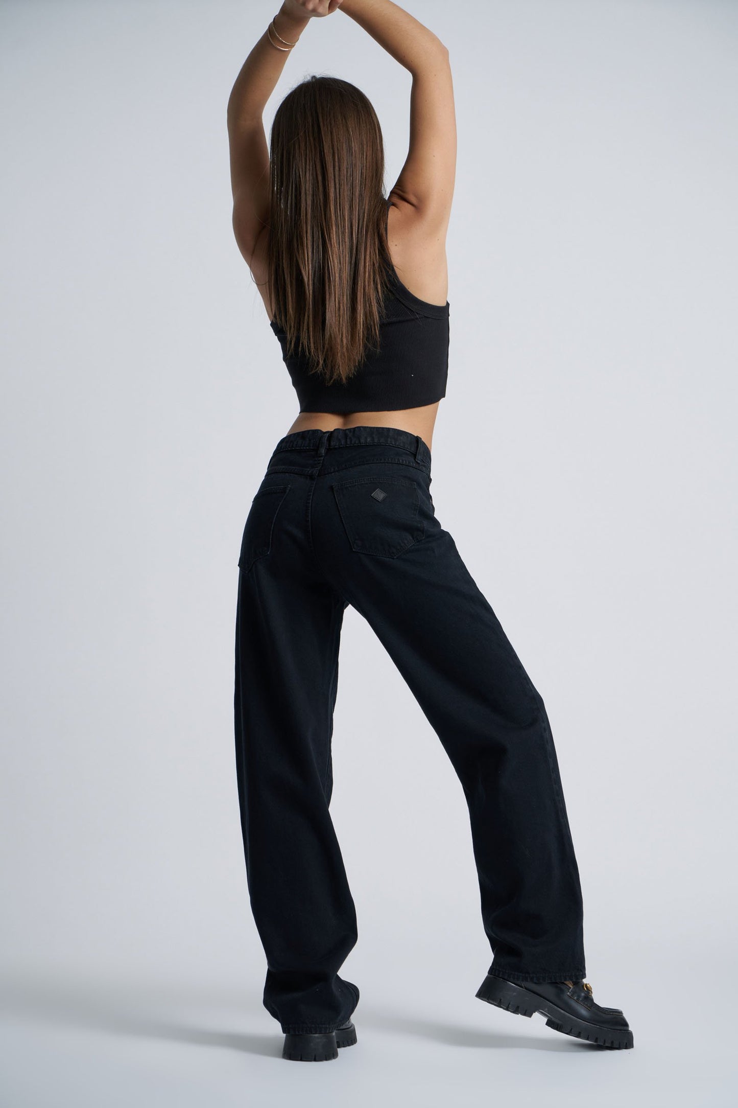 A Slouch Jean - Black