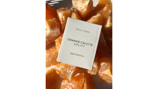 Raw Crystal - Orange Calcite/Uplift