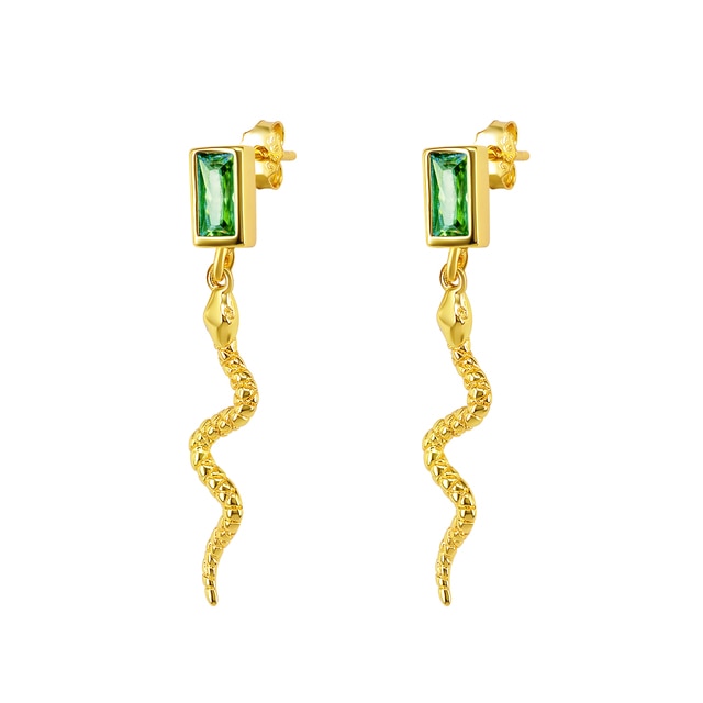 Snake Charmers Earrings - Gold