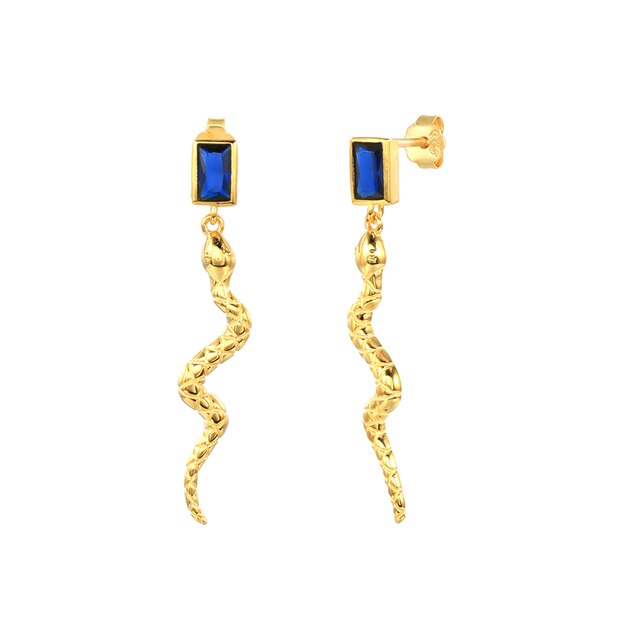Snake Charmers Earrings - Gold