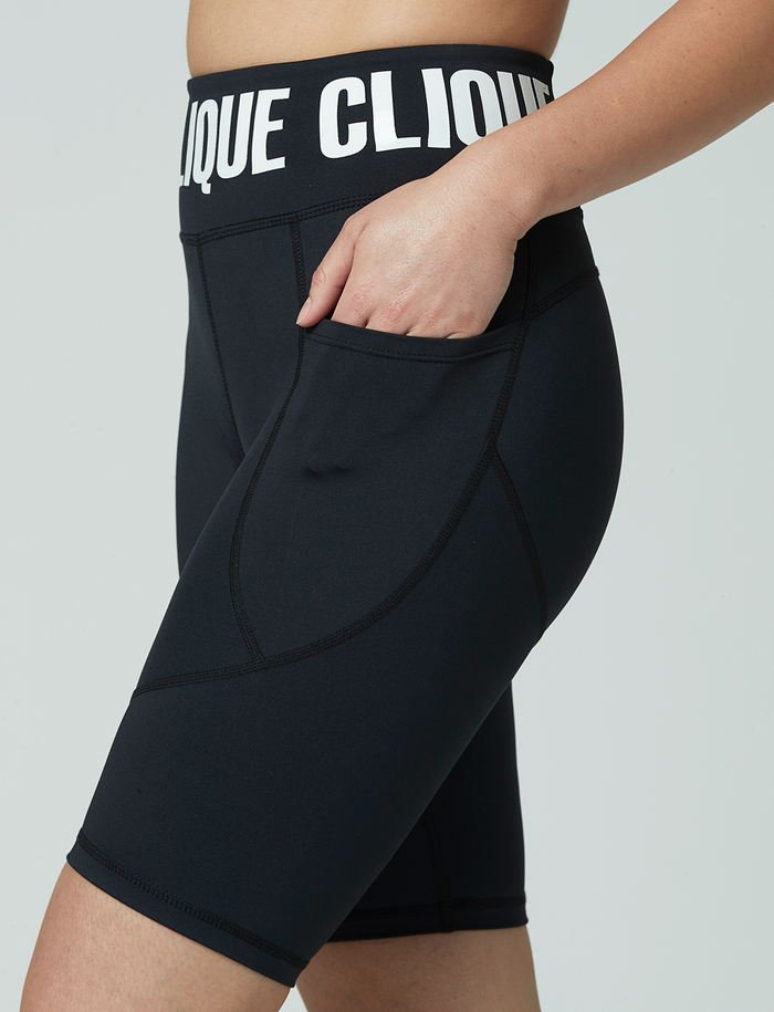 Clique Biker Shorts - Black