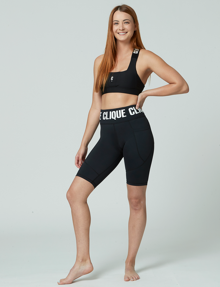 Clique Biker Shorts - Black