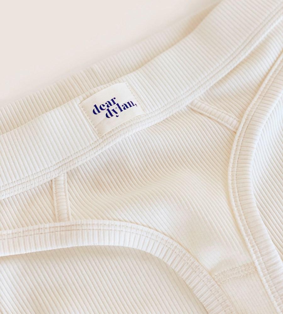 Ribbed Bikini Brief - French Vanilla
