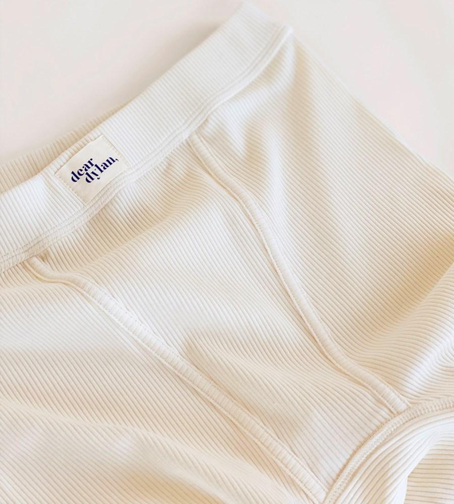 Ribbed Boyfriend Short - French Vanilla