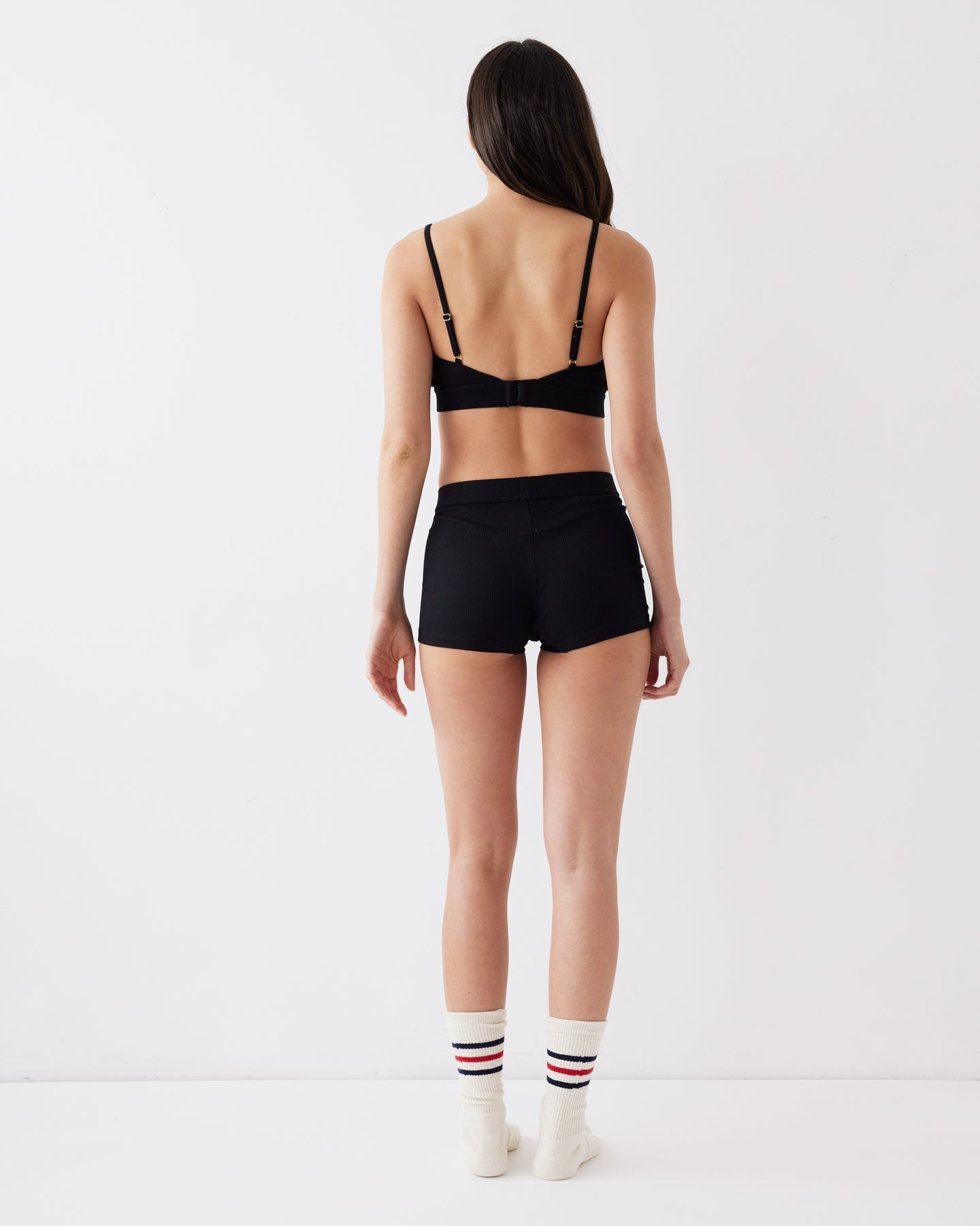 Cut-Out Crop Bralette - Noir