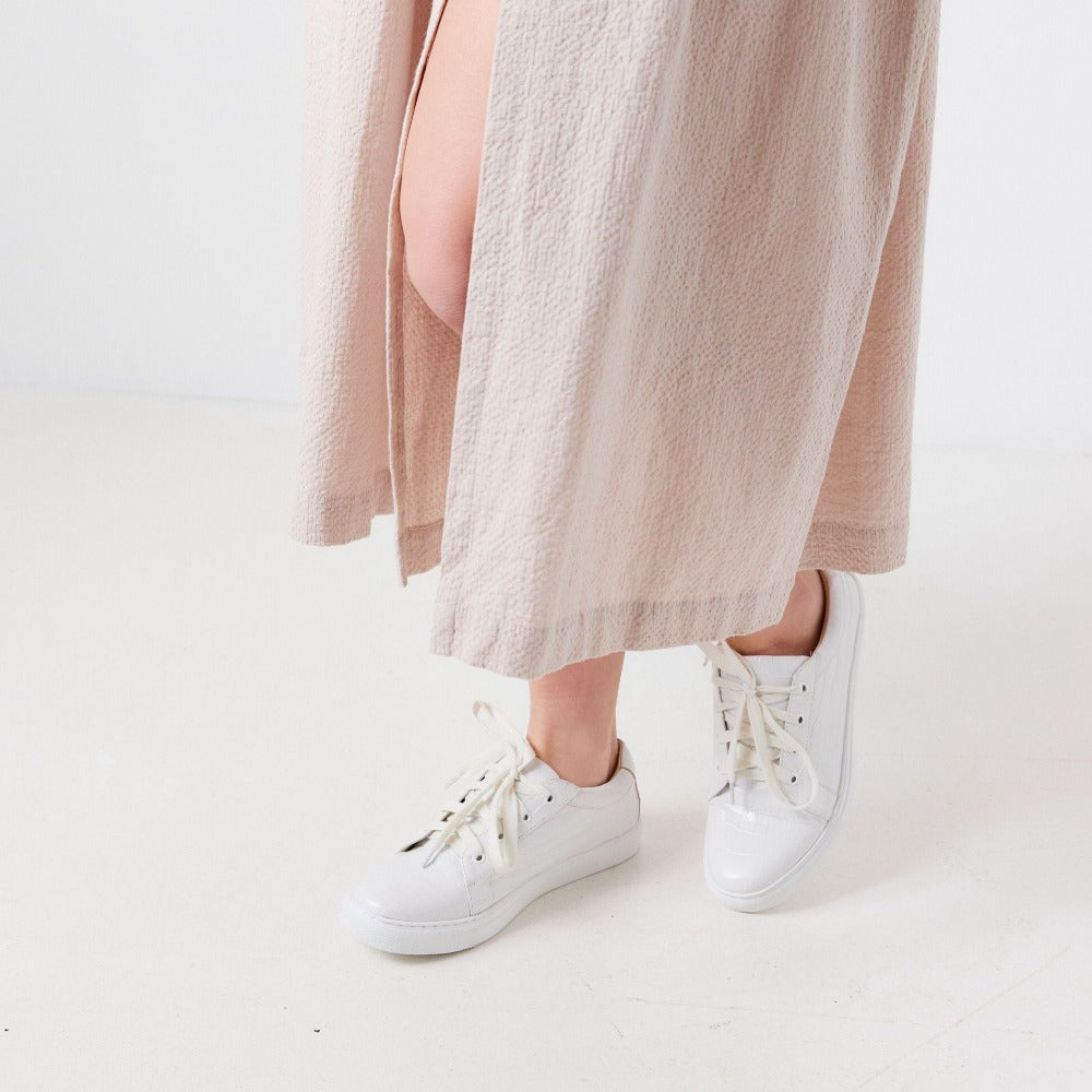 Duet Sneaker - White Snake