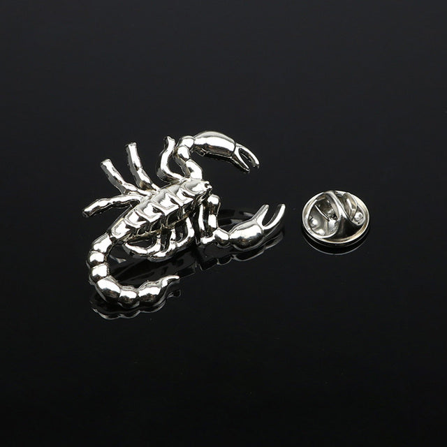 Scorpion Brooches - Silver