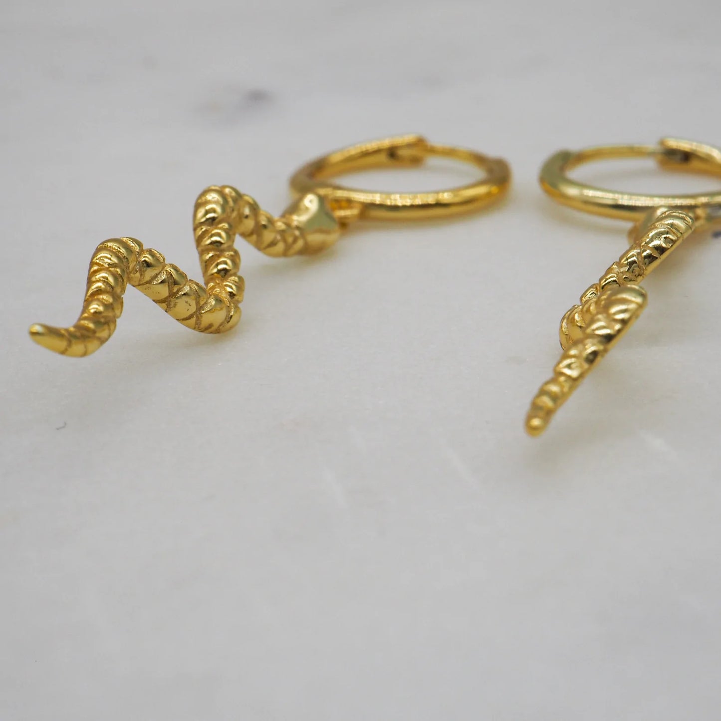 Snake Huggie Earrings