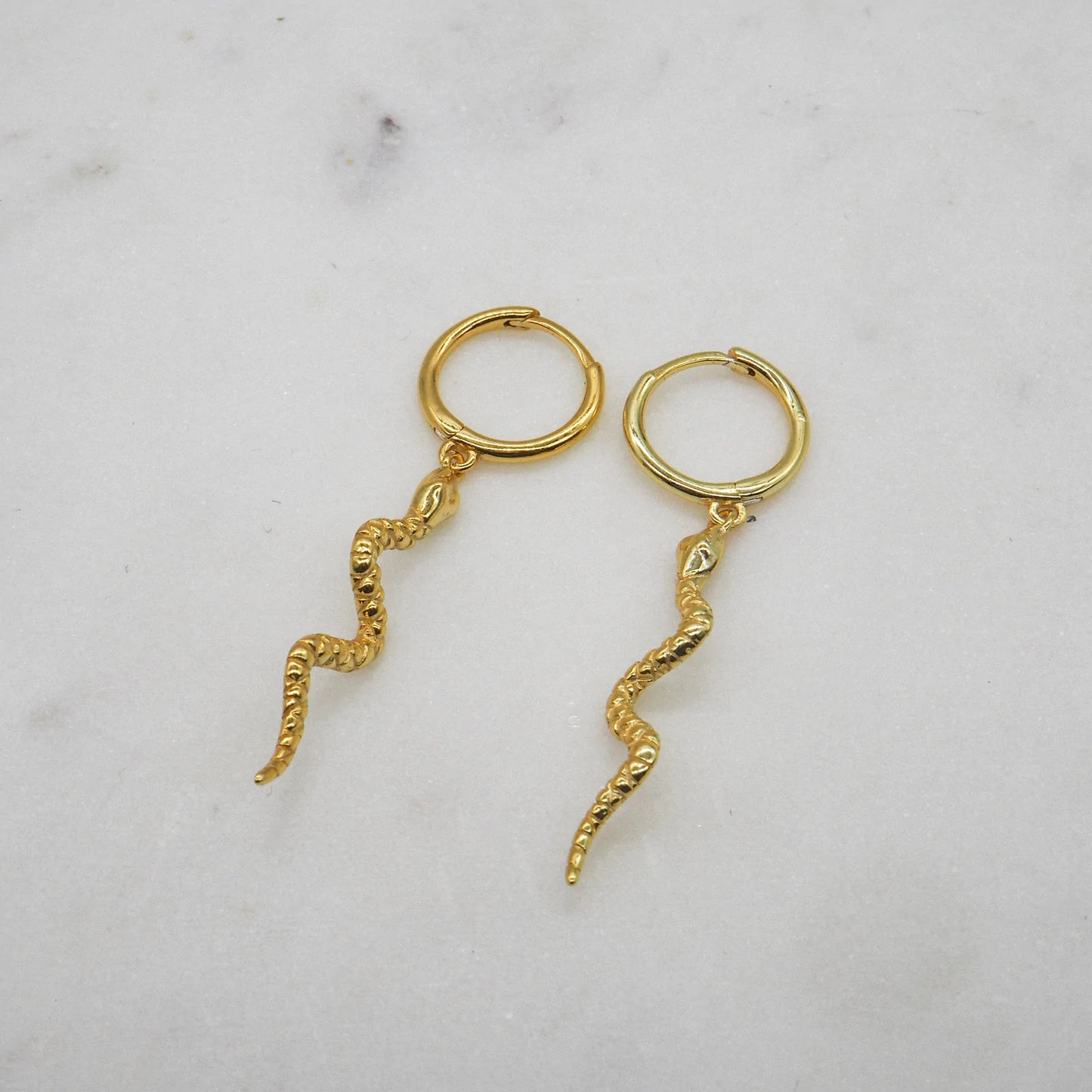 Snake Huggie Earrings