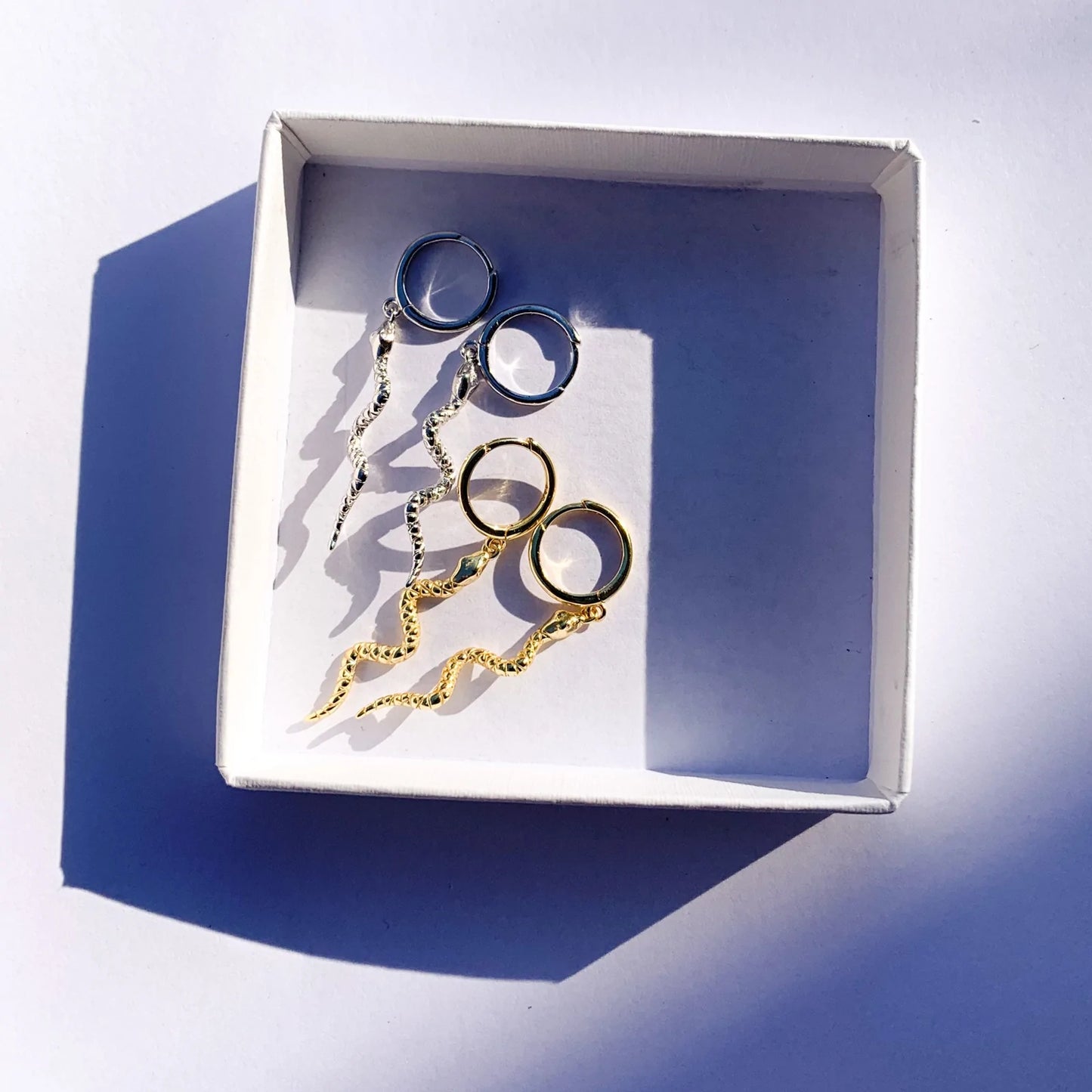 Snake Huggie Earrings