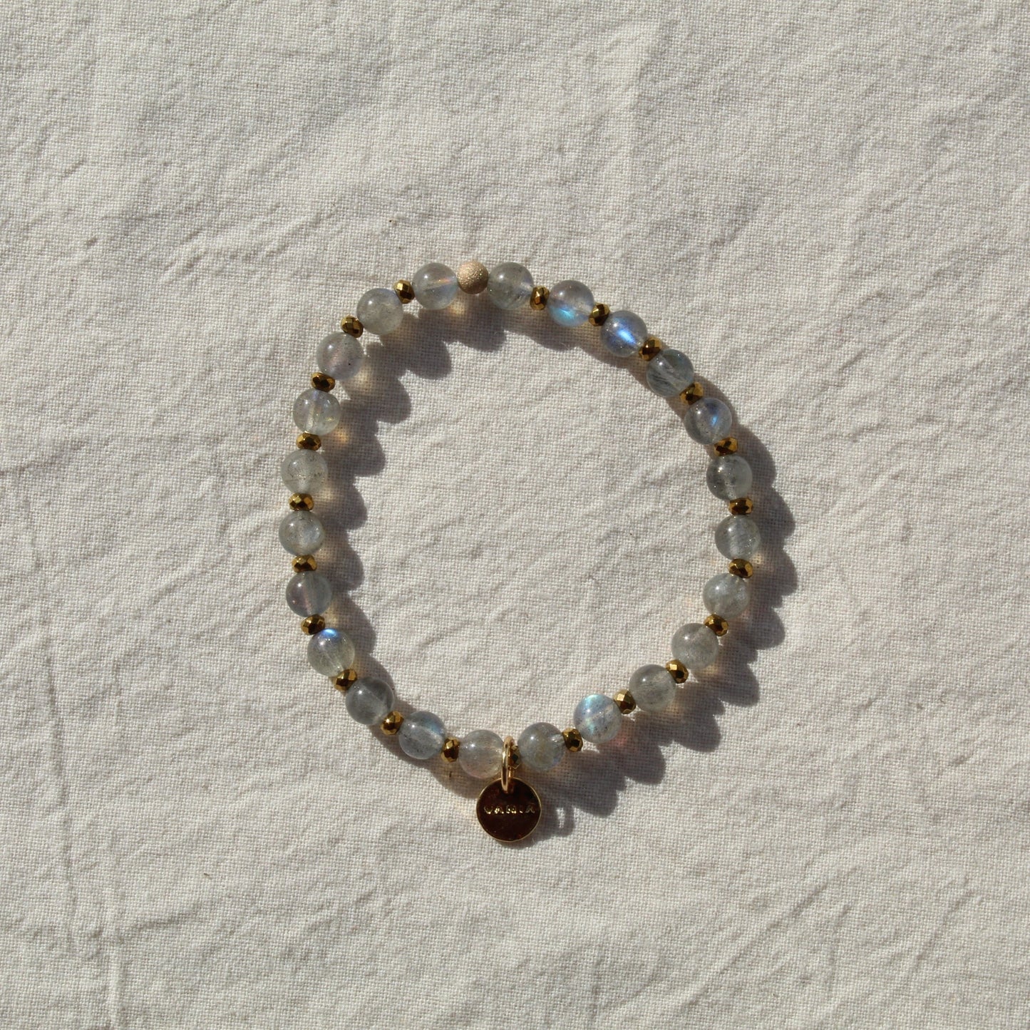 Stardust Labradorite Bracelet - Moonlight - Gold