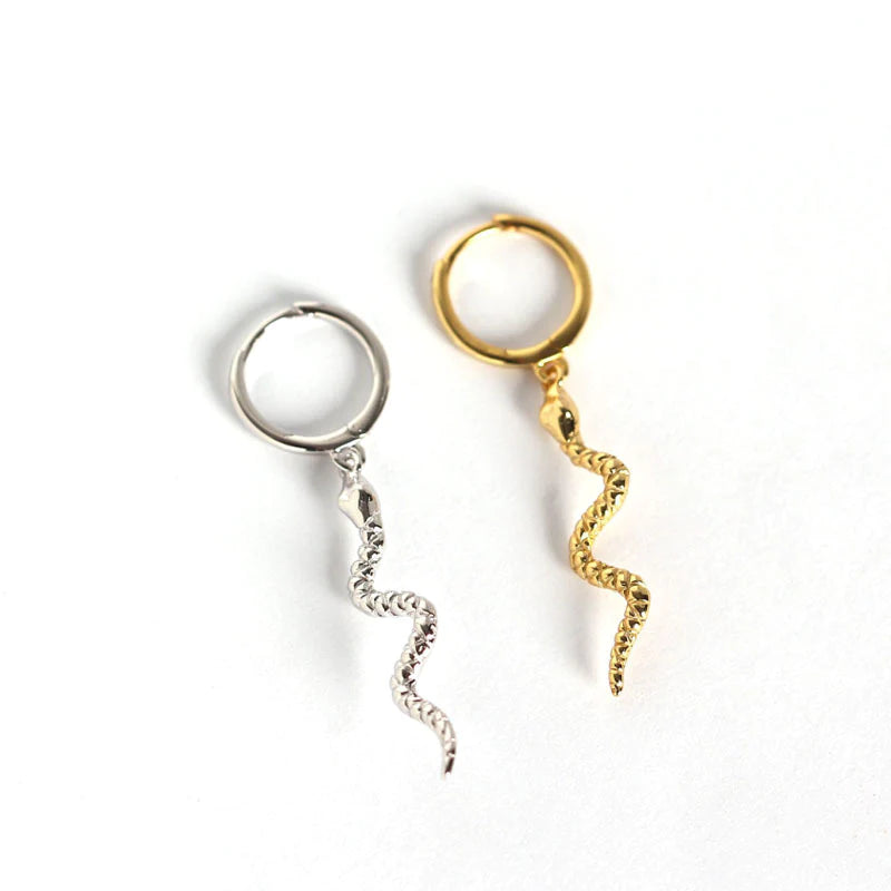 Snake Huggie Earrings