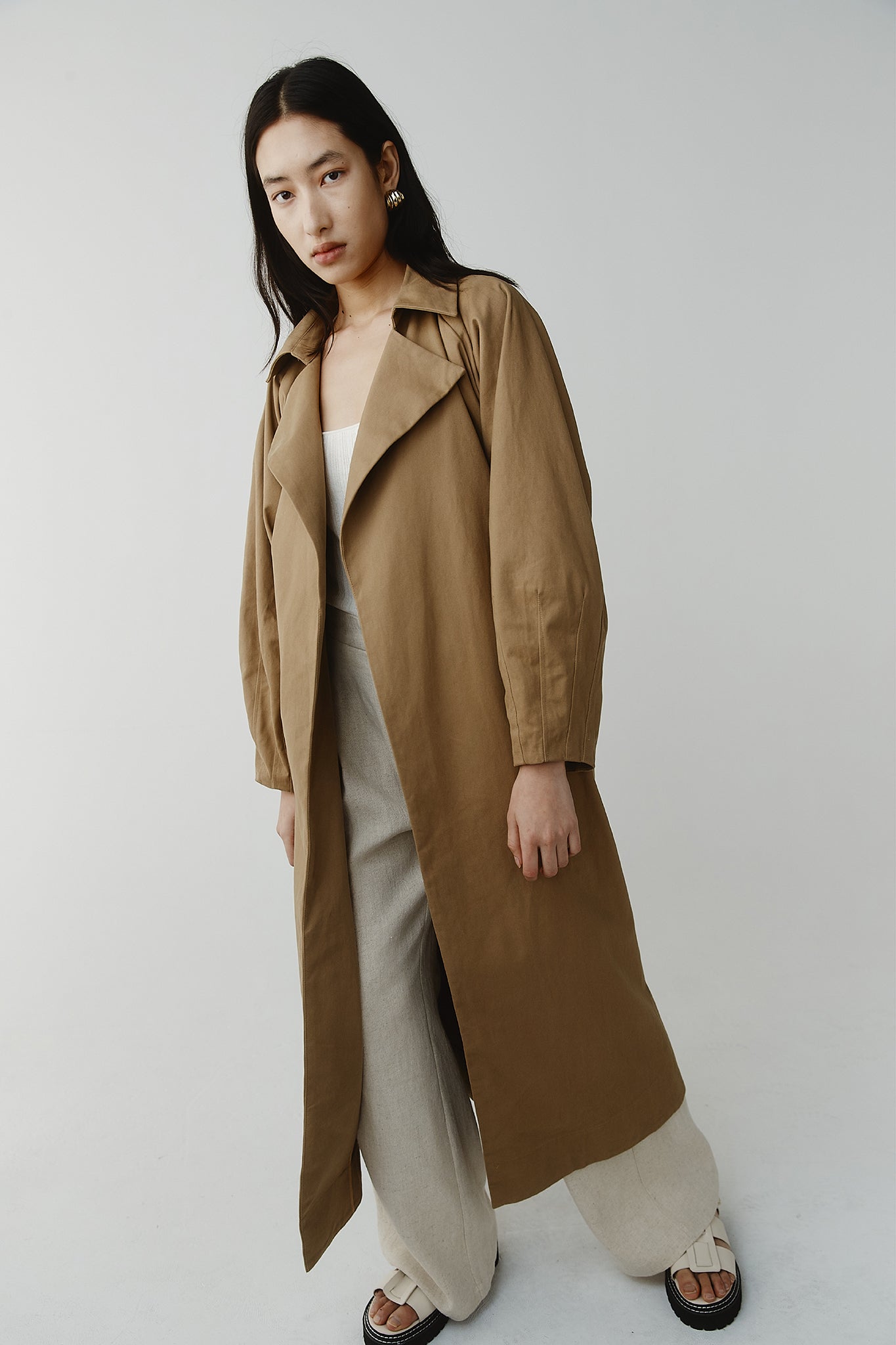 Clio Trench - Tan