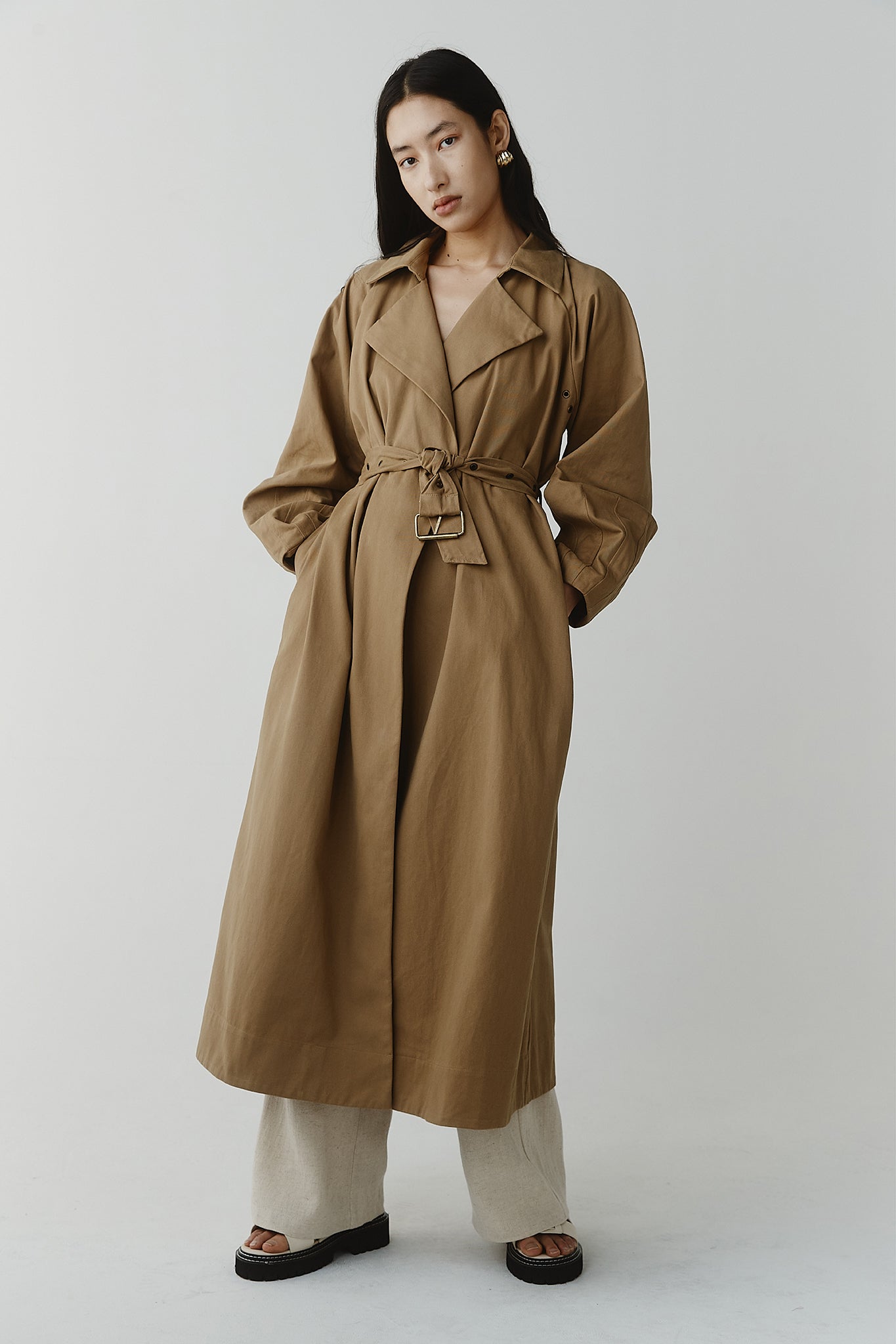 Clio Trench - Tan