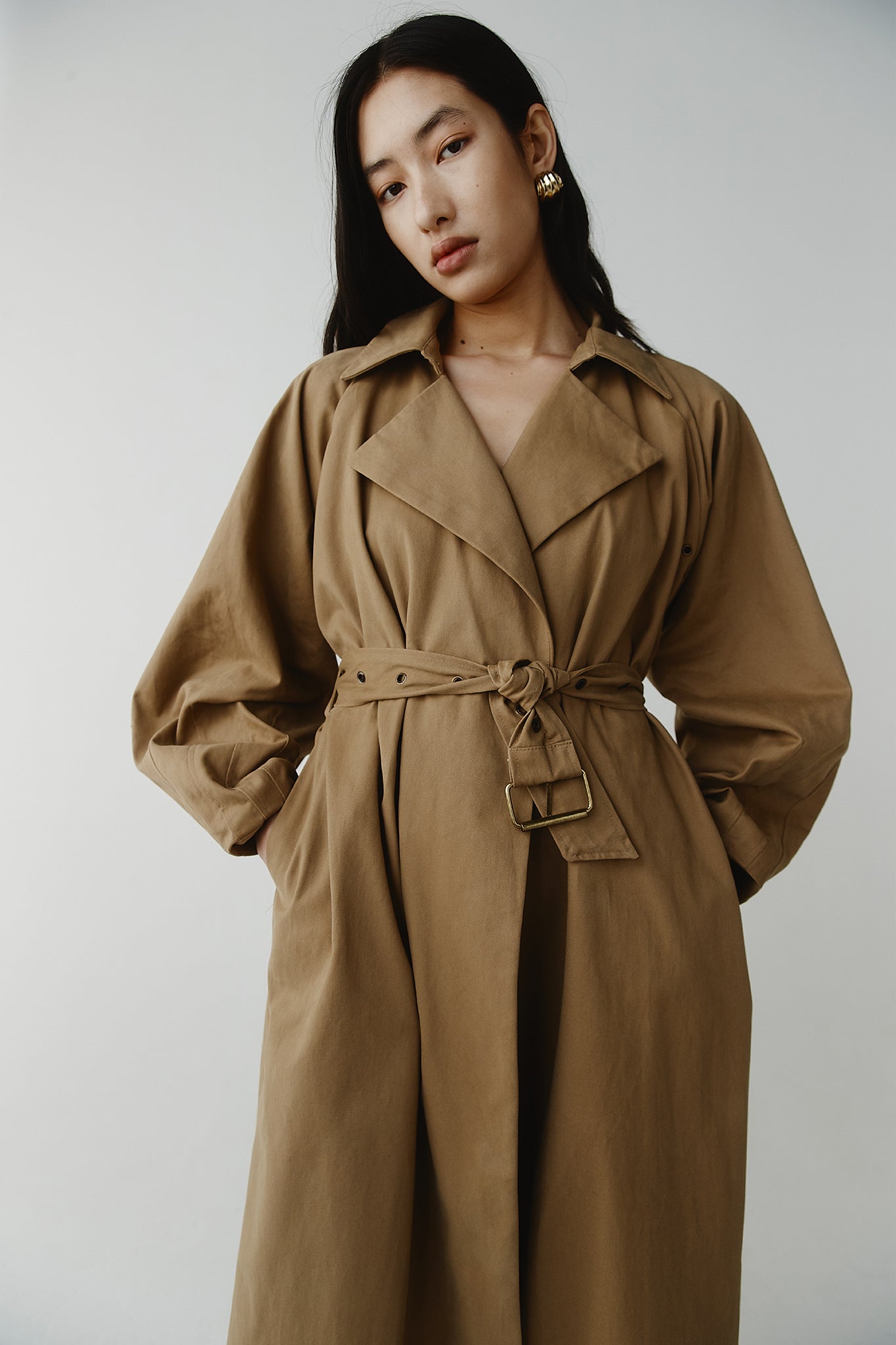 Clio Trench - Tan