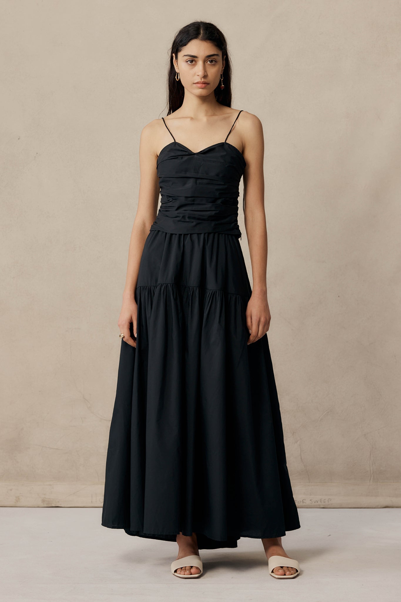 Demi Top - Black Cotton