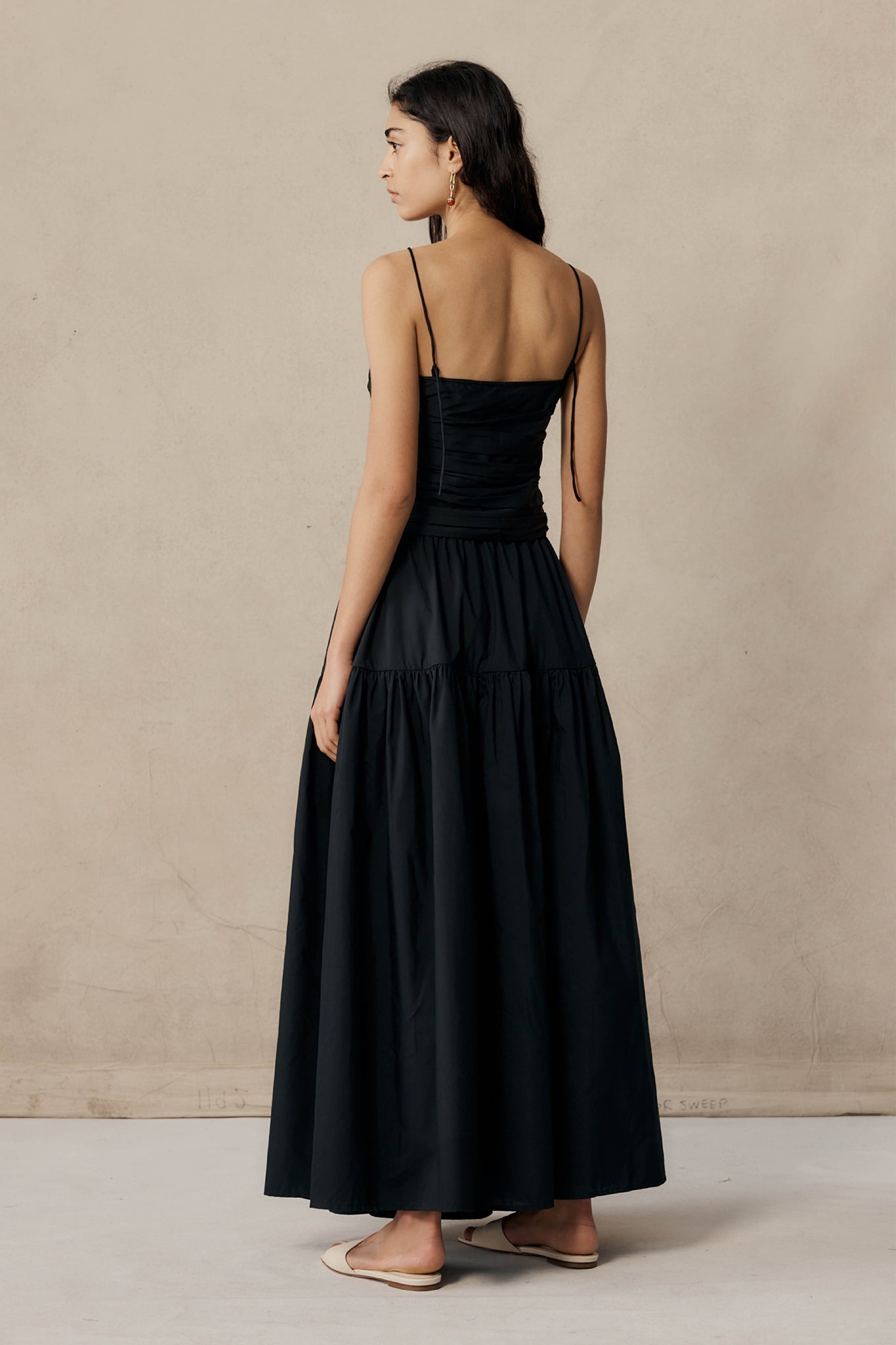 Demi Top - Black Cotton