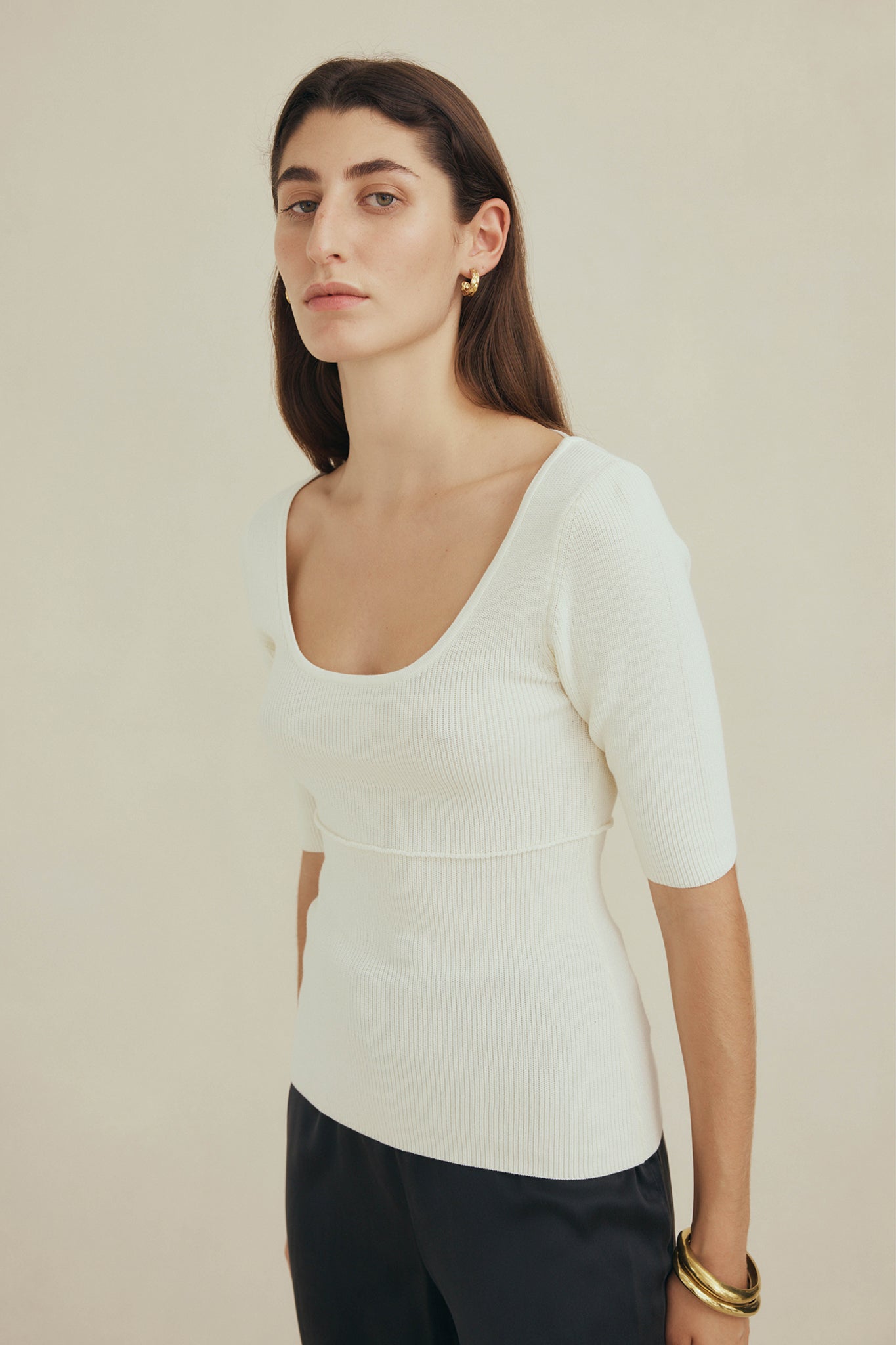 Aline Top - Ivory