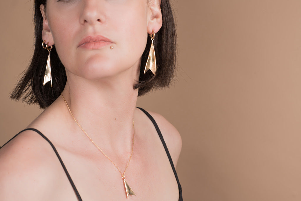Hazard Necklace - Small/Gold