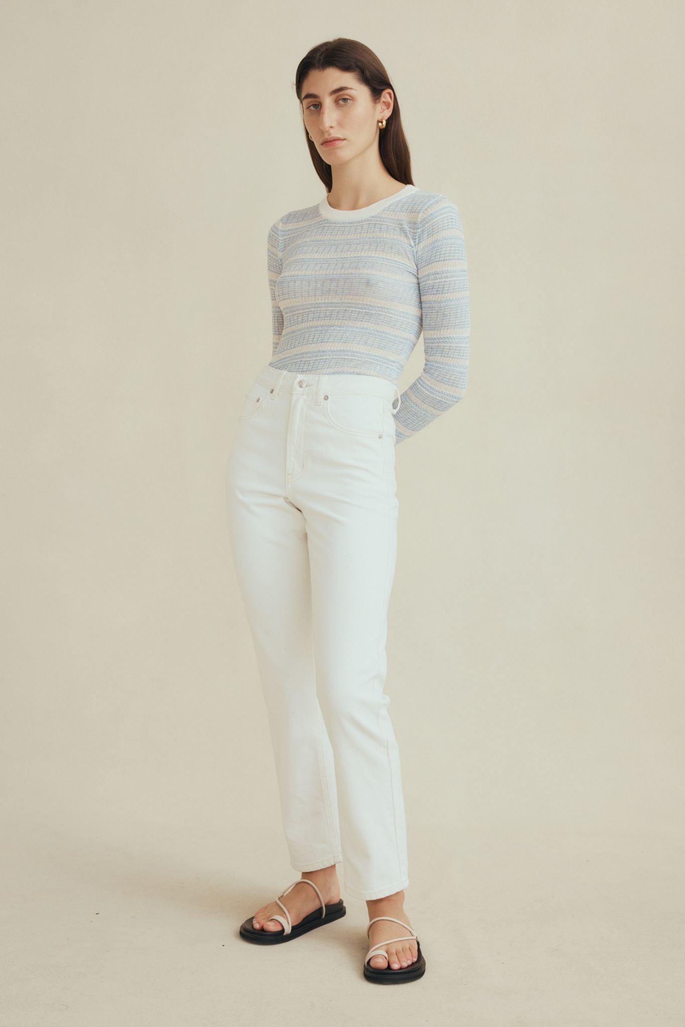 Straight Leg Jean - Ivory