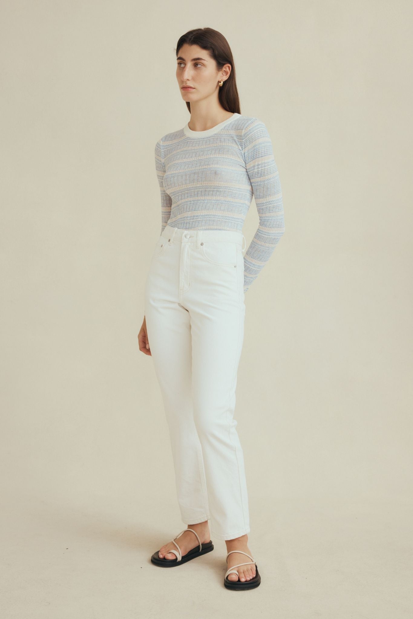 Straight Leg Jean - Ivory