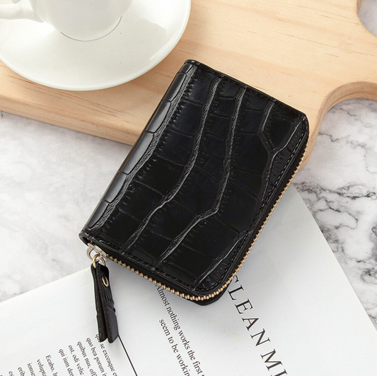 Keep It Together Clutch - Vegan Leather - Black