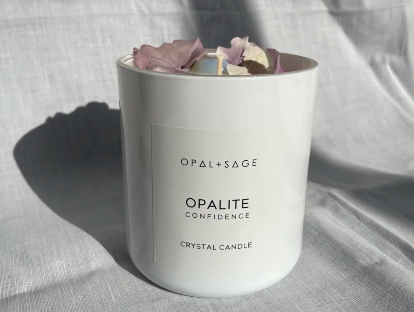 Opalite Candle / Confidence
