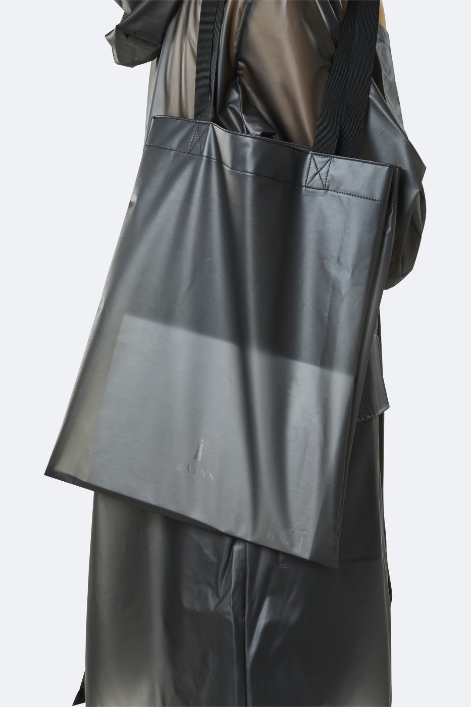 Transparent Shopper - OS - Foggy Black