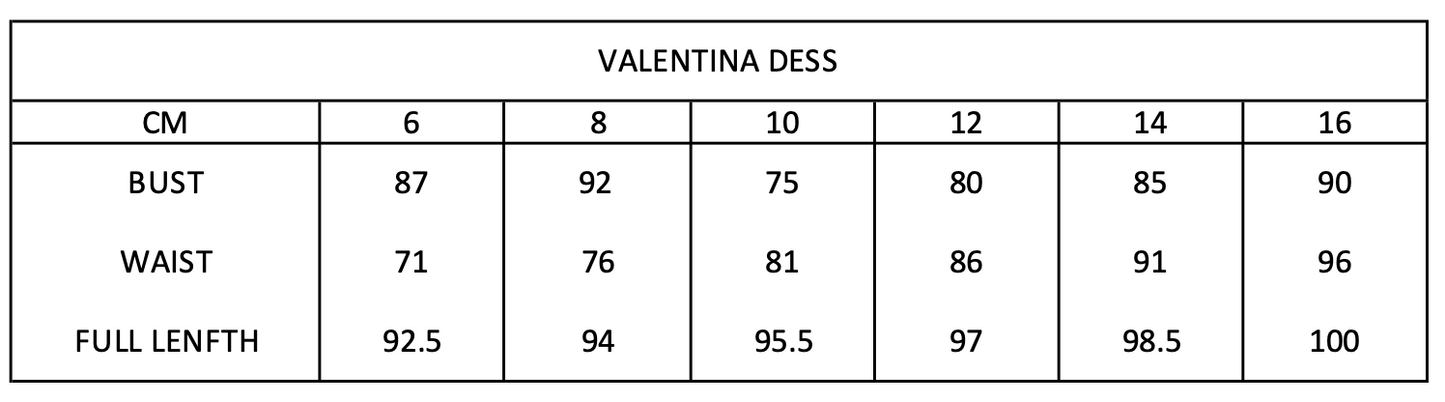 Valentina Dress - Night Romance